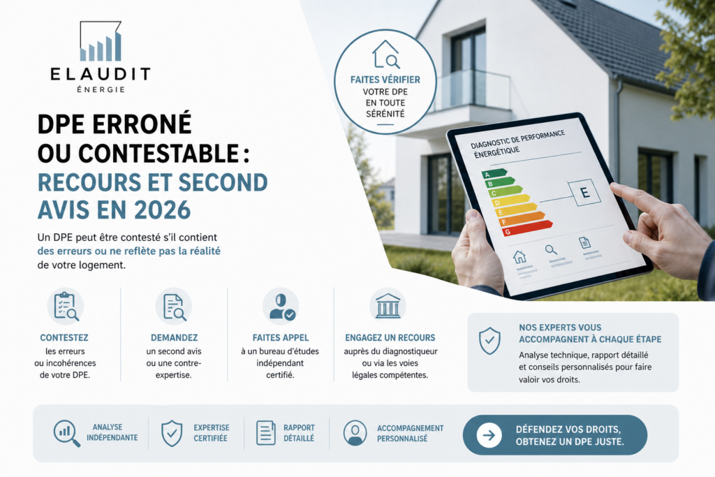 Contester un DPE en 2026 : recours & contre-expertise