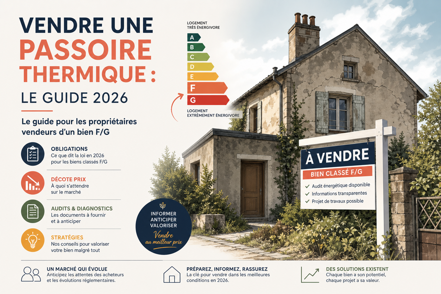 Vendre une passoire thermique : le guide 2026