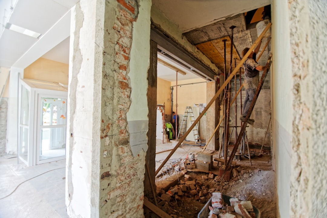 Chantier de rénovation énergétique globale d'une maison individuelle