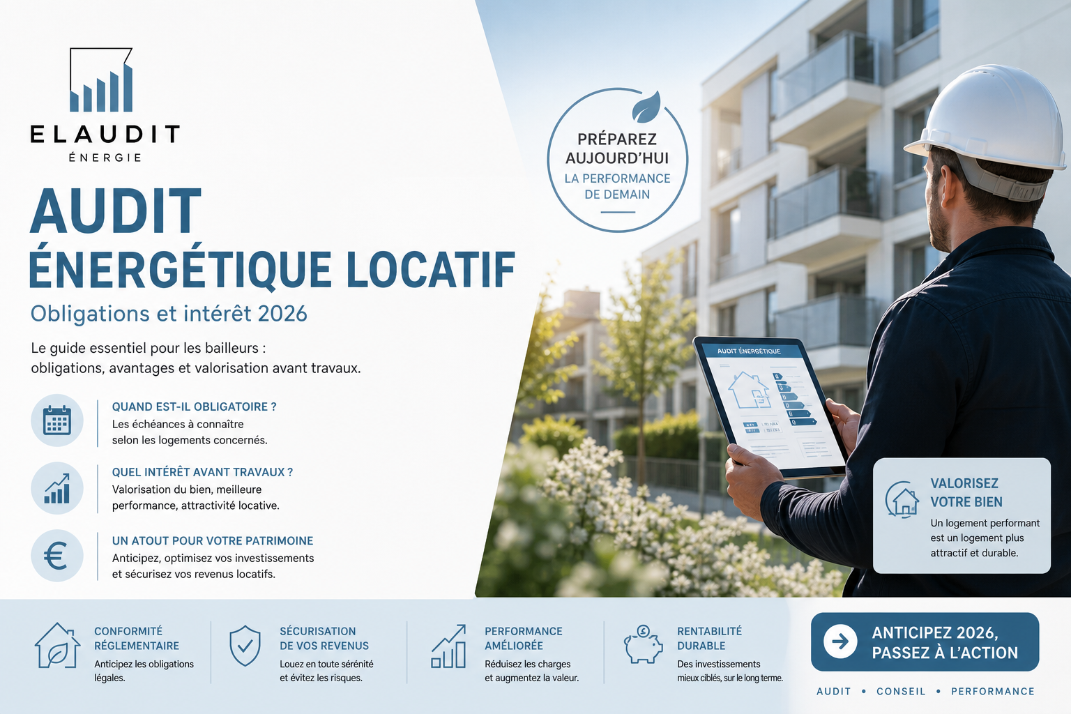 Audit énergétique location obligatoire : guide bailleur 2026