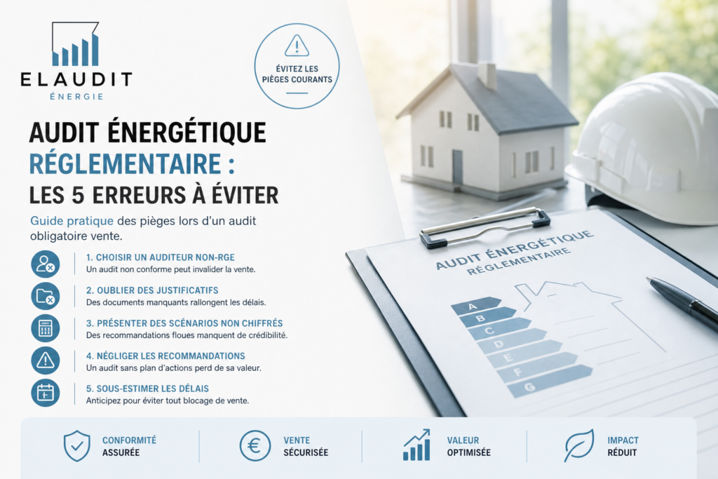 Erreurs audit énergétique : 5 pièges à éviter en 2026