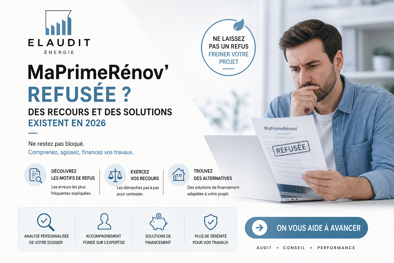 MaPrimeRénov refusée recours : guide complet 2026
