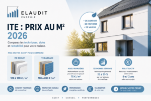 Prix ITE au m2 2026 : guide complet, aides et ROI
