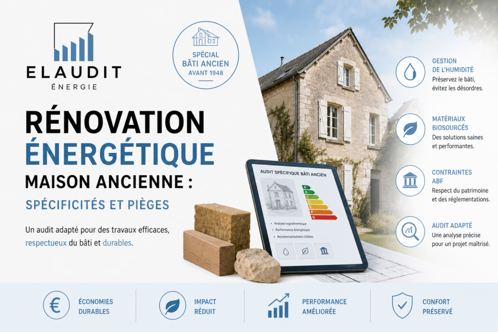 Rénovation énergétique maison ancienne : guide 2026