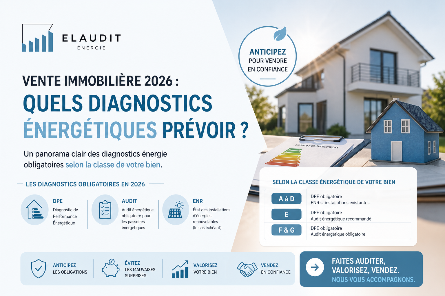 Diagnostics énergétiques vente 2026 : guide complet